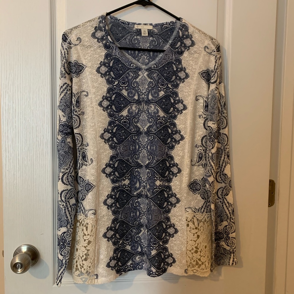 Gorgeous Paisley Crochet Cato Sweater